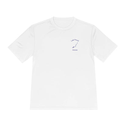 Arizona  Lake  Powell  Moisture  Wicking  Tee  front  position  view  from  front  white.webp