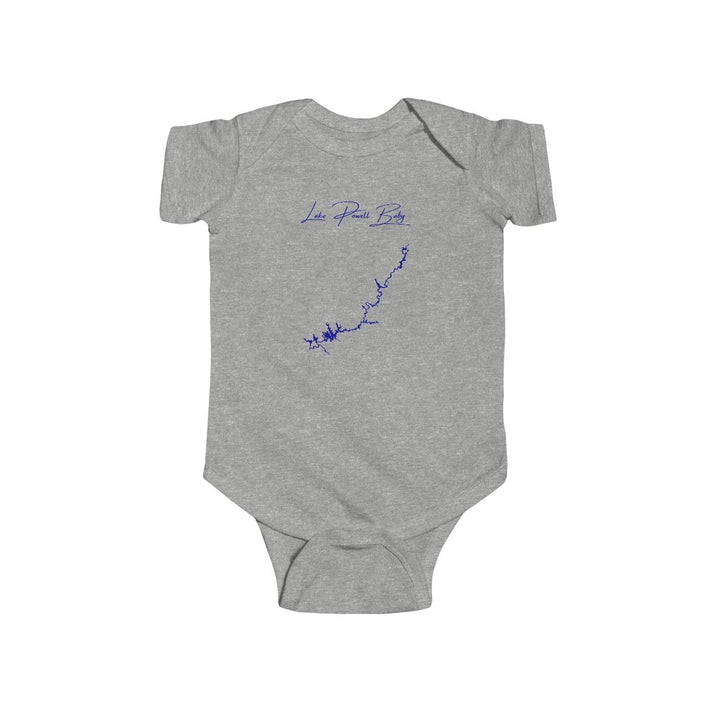 Arizona  Lake  Powell  Onesie  front  position  view  from  front  heather.webp