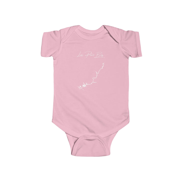 Arizona  Lake  Powell  Onesie  front  position  view  from  front  pink.webp