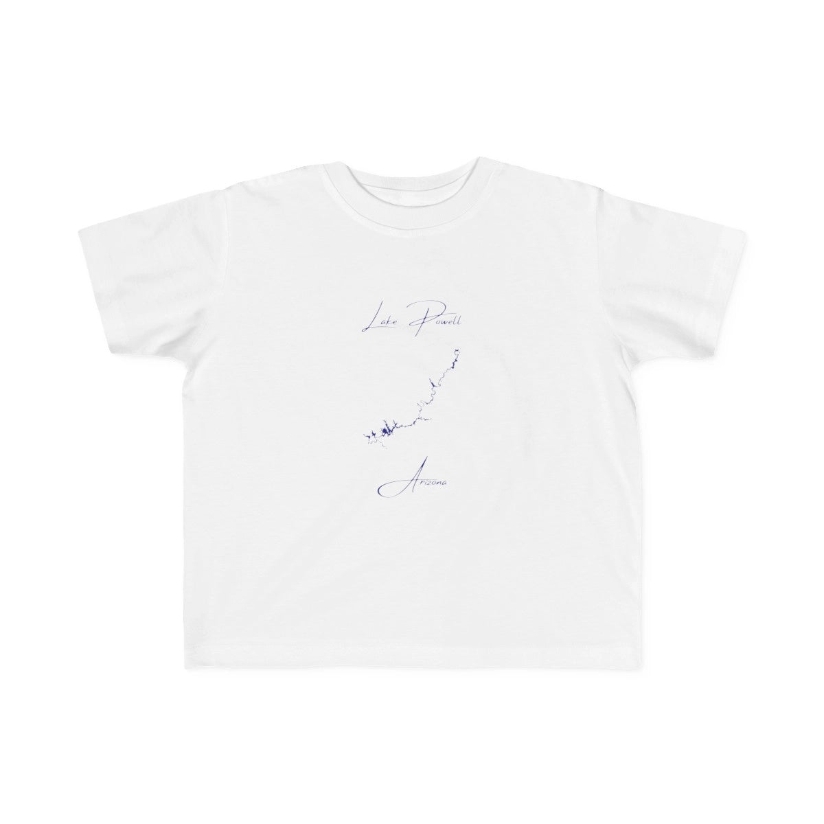 Arizona  Lake  Powell  Toddler  T-shirt  front  position  view  from  front  white.webp