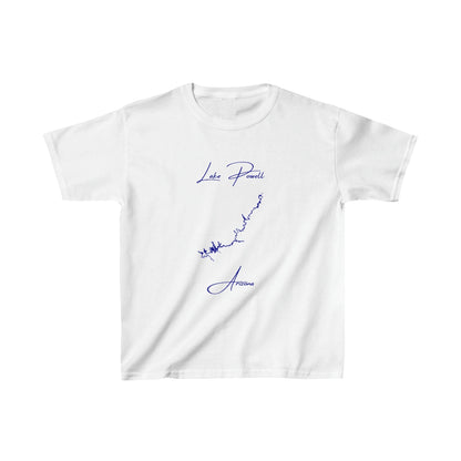 Arizona  Lake  Powell  Youth  T-shirt  front  position  view  from  front  white.webp