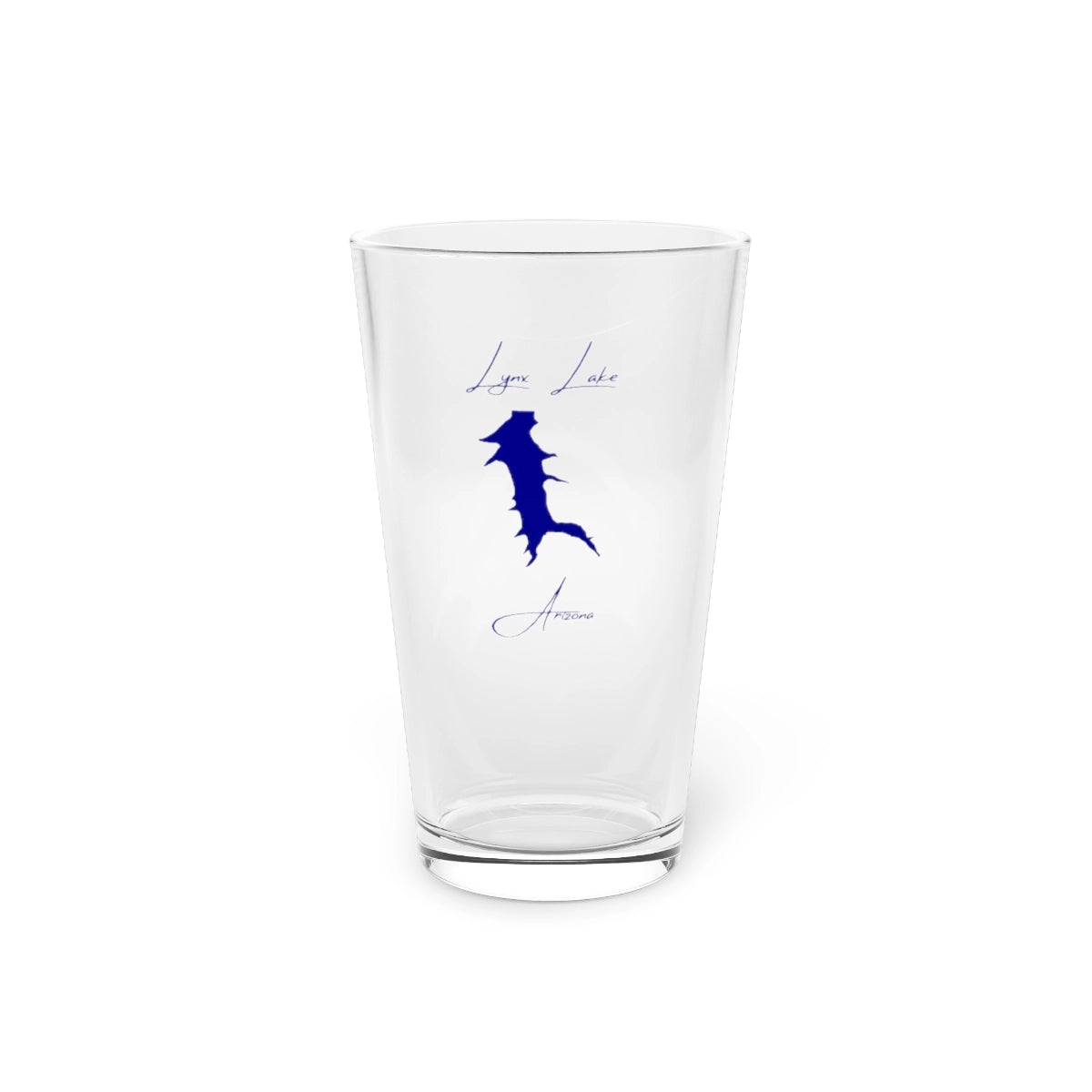 Arizona  Lynx  Lake  16oz  Pint  Glass  front  position  view  from  front  16oz.webp