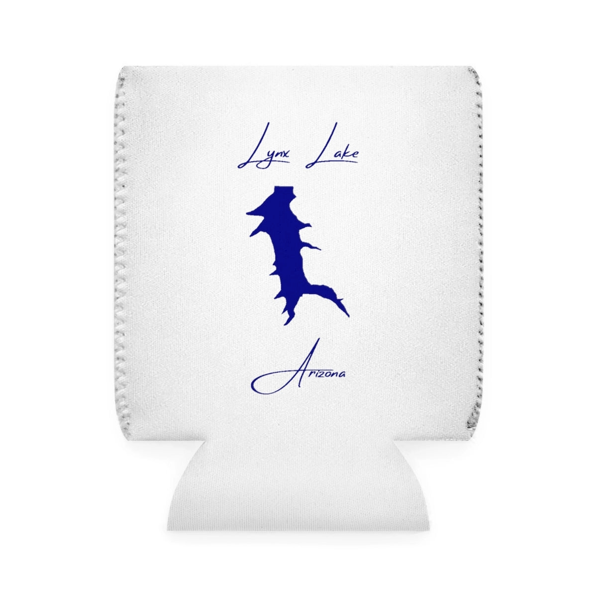 Arizona  Lynx  Lake  Can  Koozie  front  position  view  from  front-1  white.webp