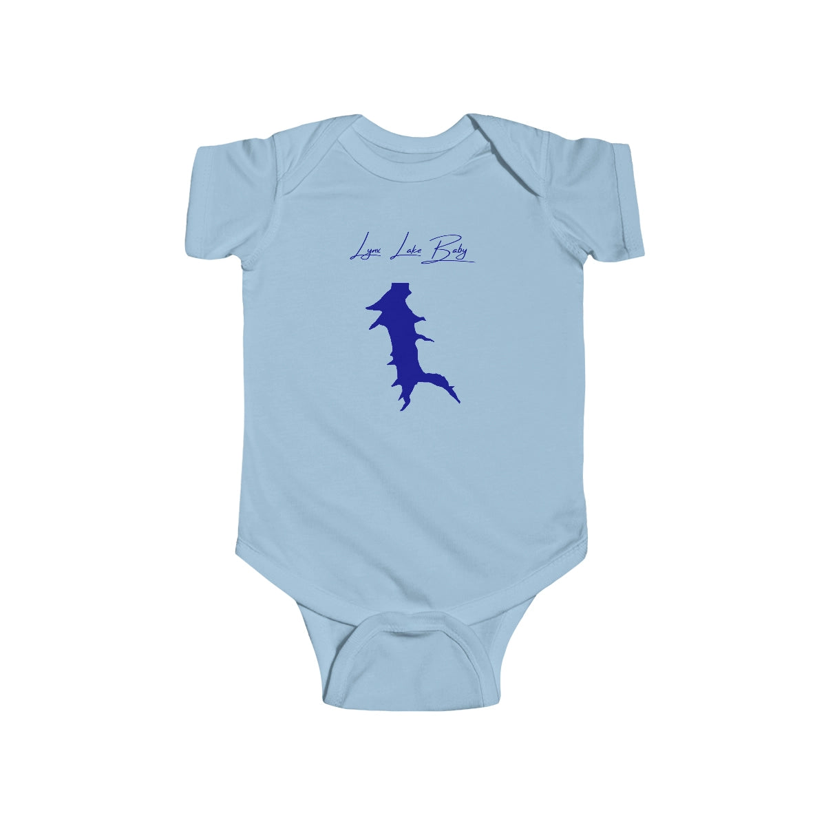 Arizona  Lynx  Lake  Onesie  front  position  view  from  front  light  blue.webp