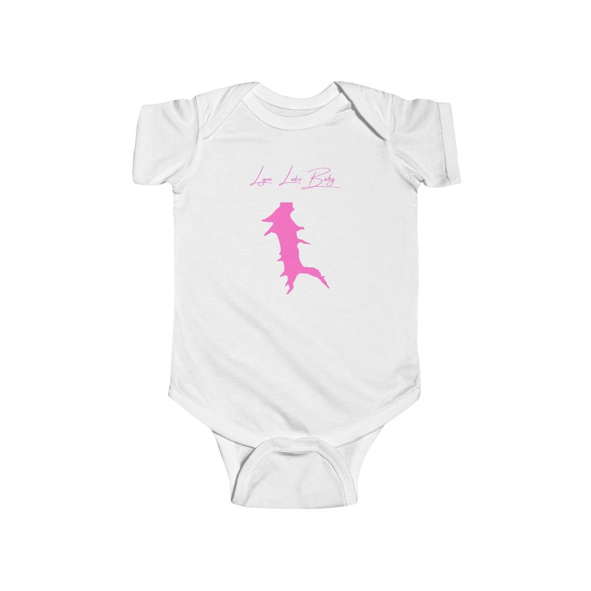 Arizona  Lynx  Lake  Onesie  front  position  view  from  front  white.webp
