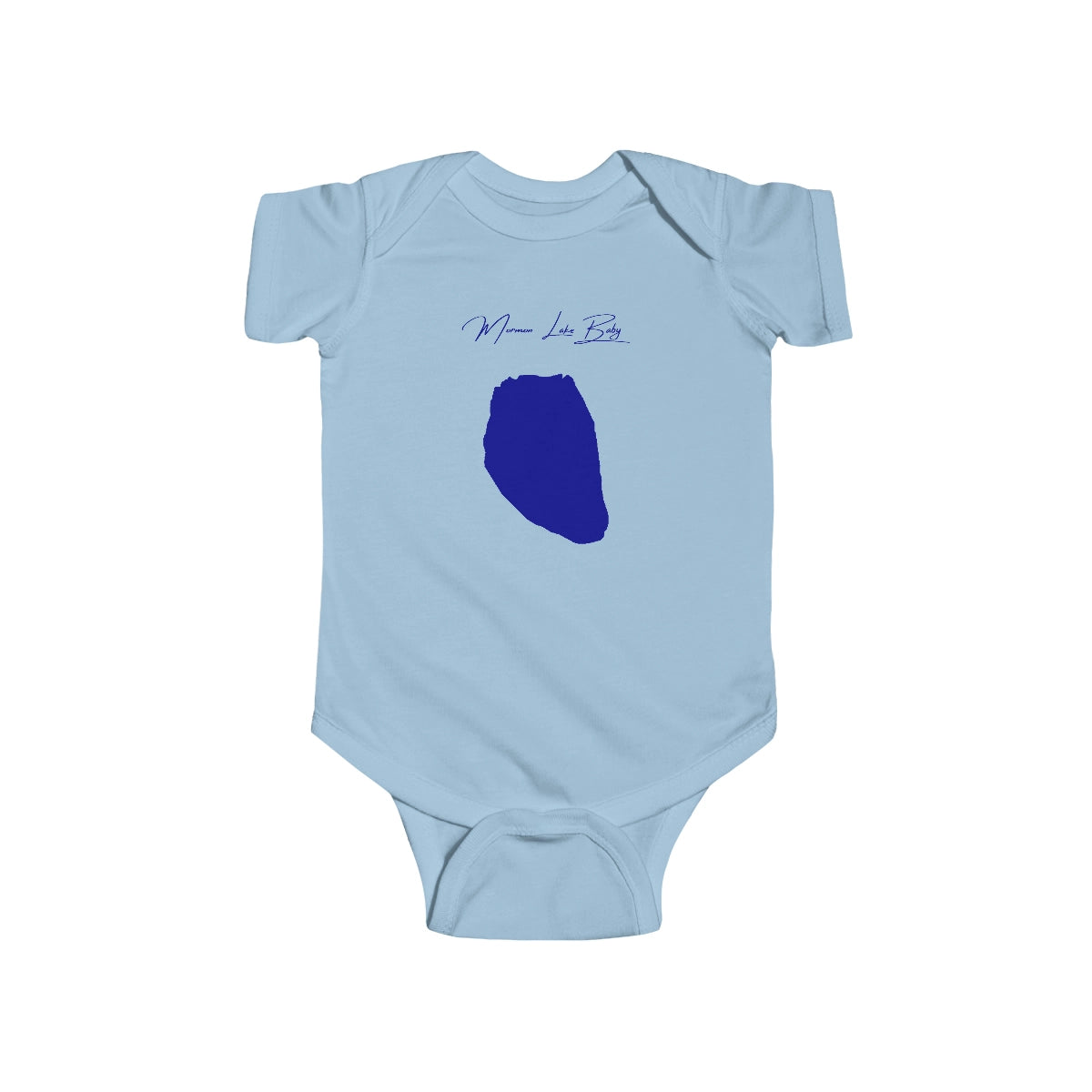 Arizona  Mormon  Lake  Onesie  front  position  view  from  front  light  blue.webp