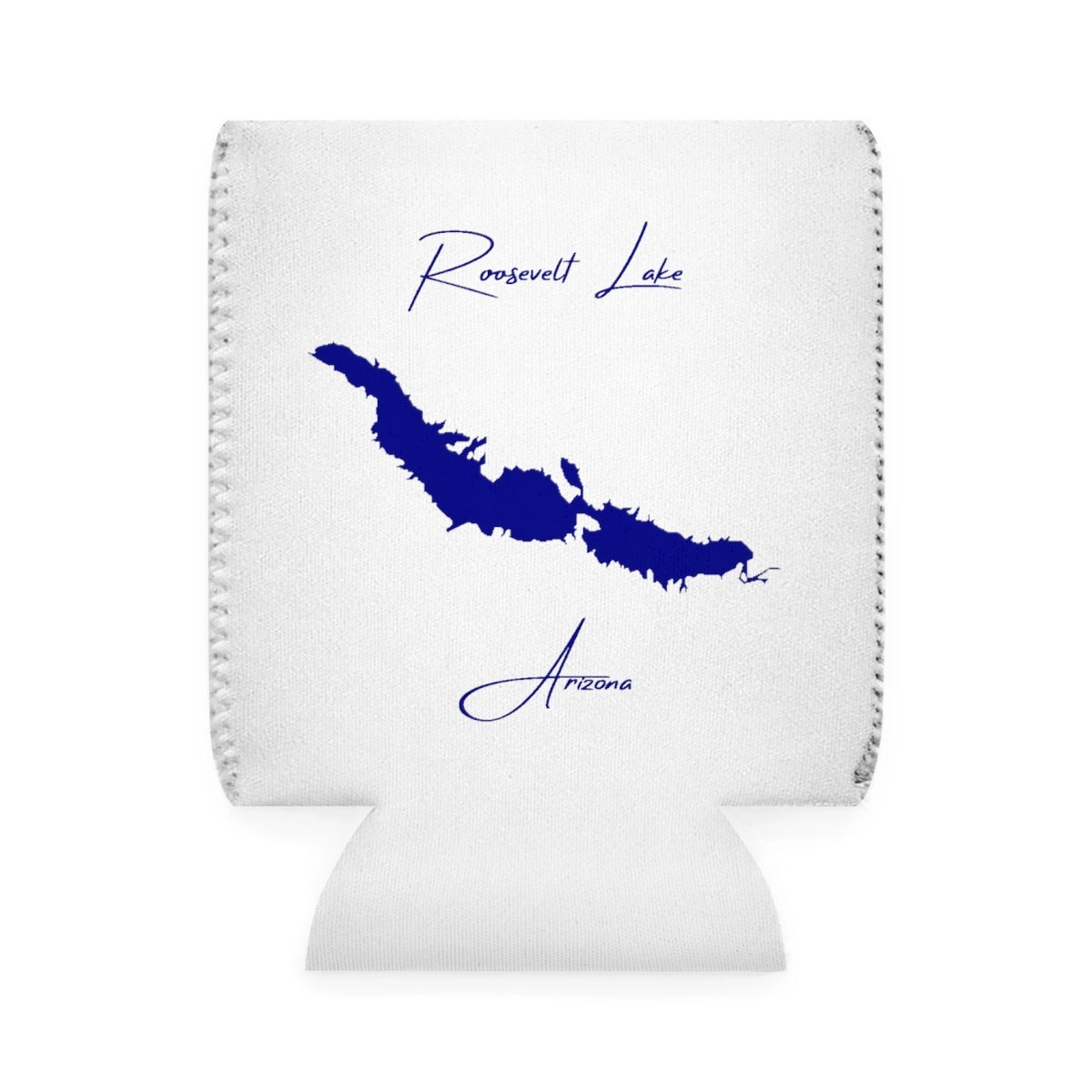 Arizona  Roosevelt  Lake  Can  Koozie  front  position  view  from  front-1  white.webp