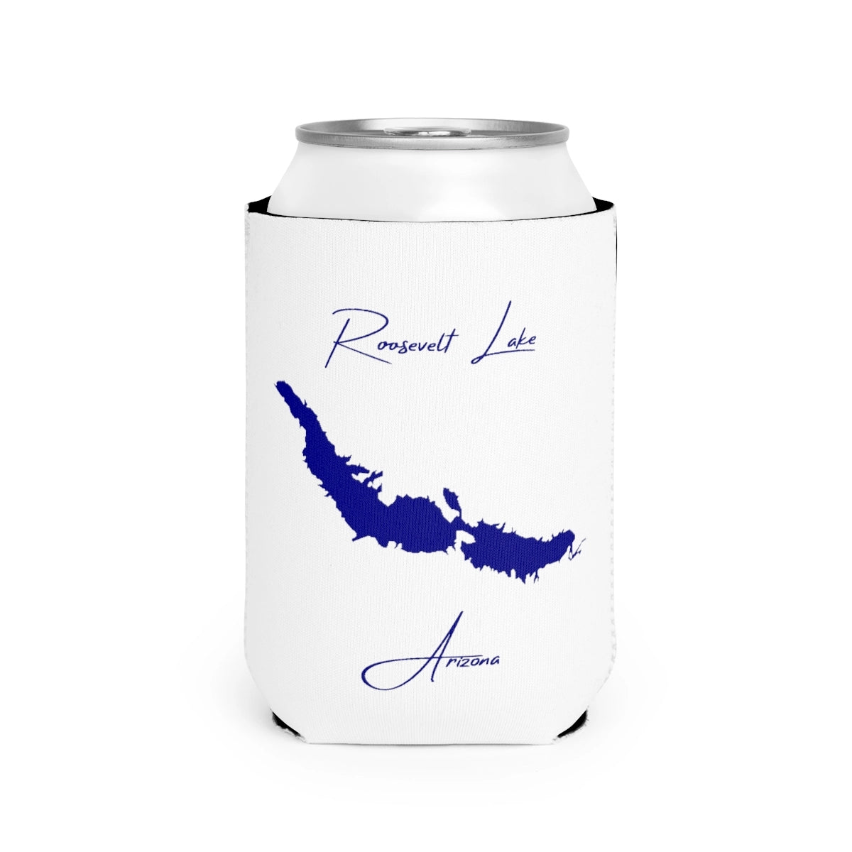 Arizona  Roosevelt  Lake  Can  Koozie  front  position  view  from  front-2  white.webp