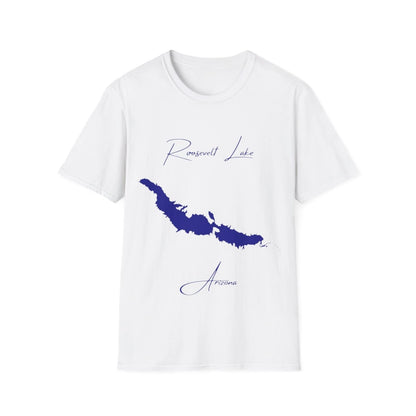 Arizona  Roosevelt  Lake  T-shirt  front  position  view  from  front  white.webp