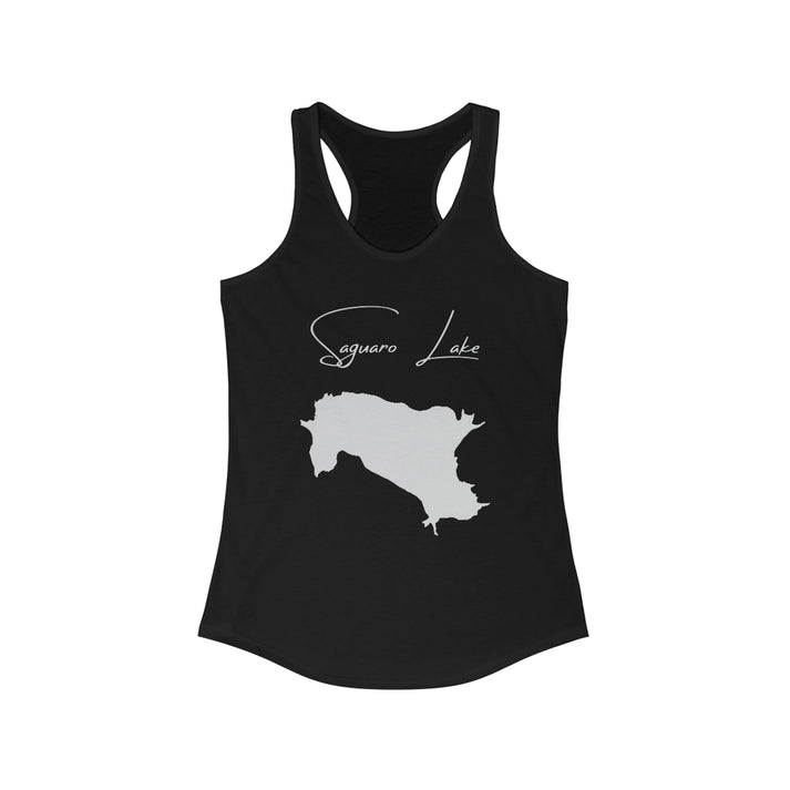 Arizona  Saguaro  Lake  Racerback-Tank  front  position  view  from  front  solid  black.webp