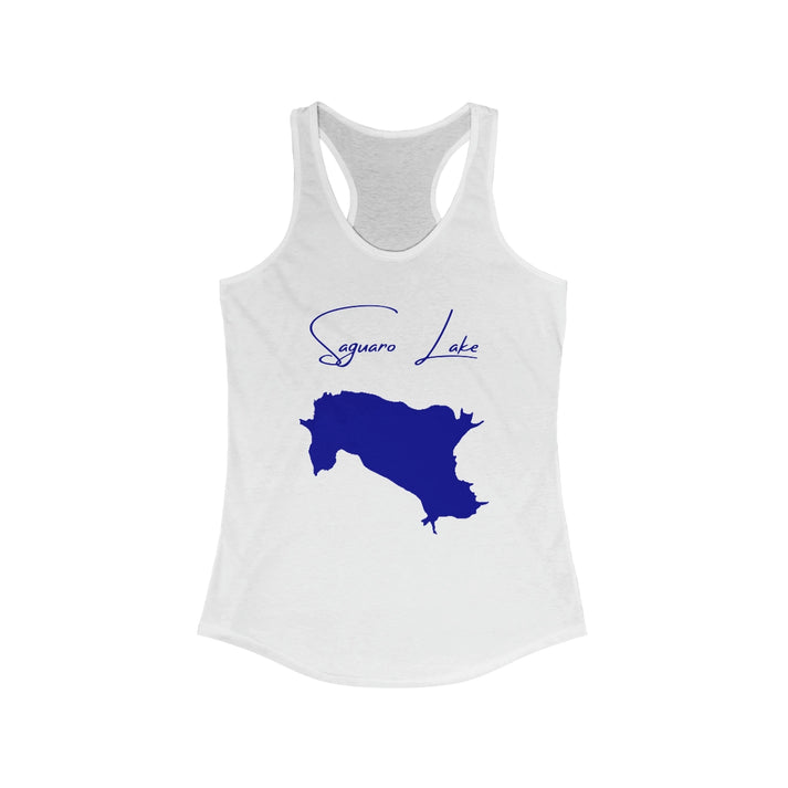 Arizona  Saguaro  Lake  Racerback-Tank  front  position  view  from  front  solid  white.webp