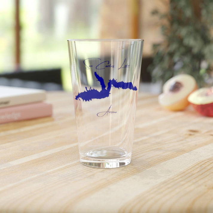 Arizona  San  Carlos  Lake  16oz  Pint  Glass  front  position  view  from  context-2  16oz.webp