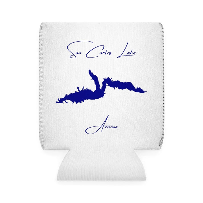 Arizona  San  Carlos  Lake  Can  Koozie  front  position  view  from  front-1  white.webp