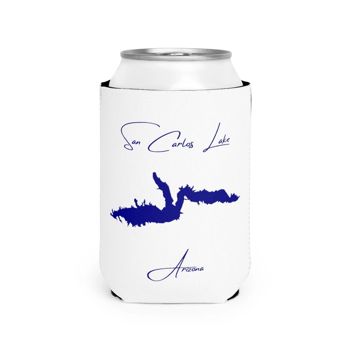 Arizona  San  Carlos  Lake  Can  Koozie  front  position  view  from  front-2  white.webp