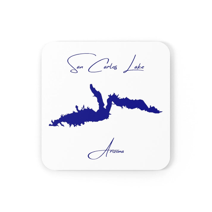 Arizona  San  Carlos  Lake  Coaster  Set  front  position  view  from  front  3.75  x  3.75.webp