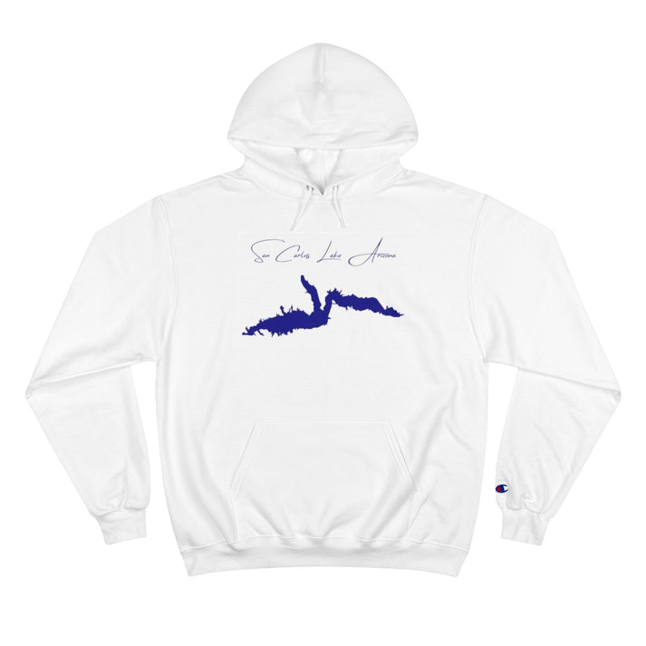 Arizona  San  Carlos  Lake  Hoodie  front  position  view  from  front  white.webp