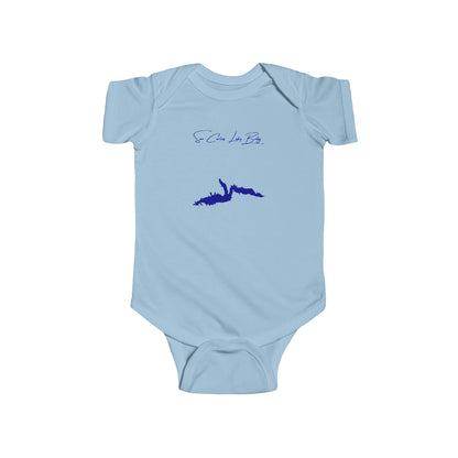 Arizona  San  Carlos  Lake  Onesie  front  position  view  from  front  light  blue.webp