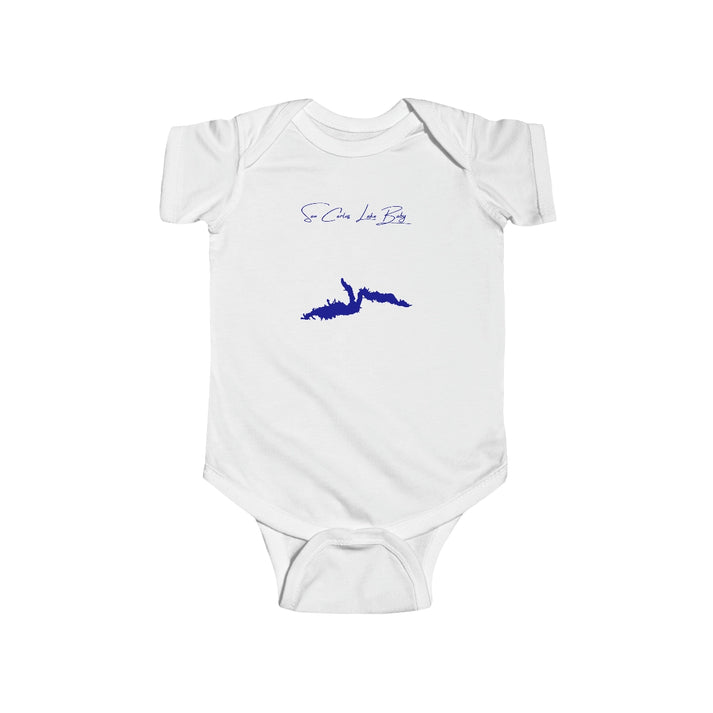 Arizona  San  Carlos  Lake  Onesie  front  position  view  from  front  white.webp