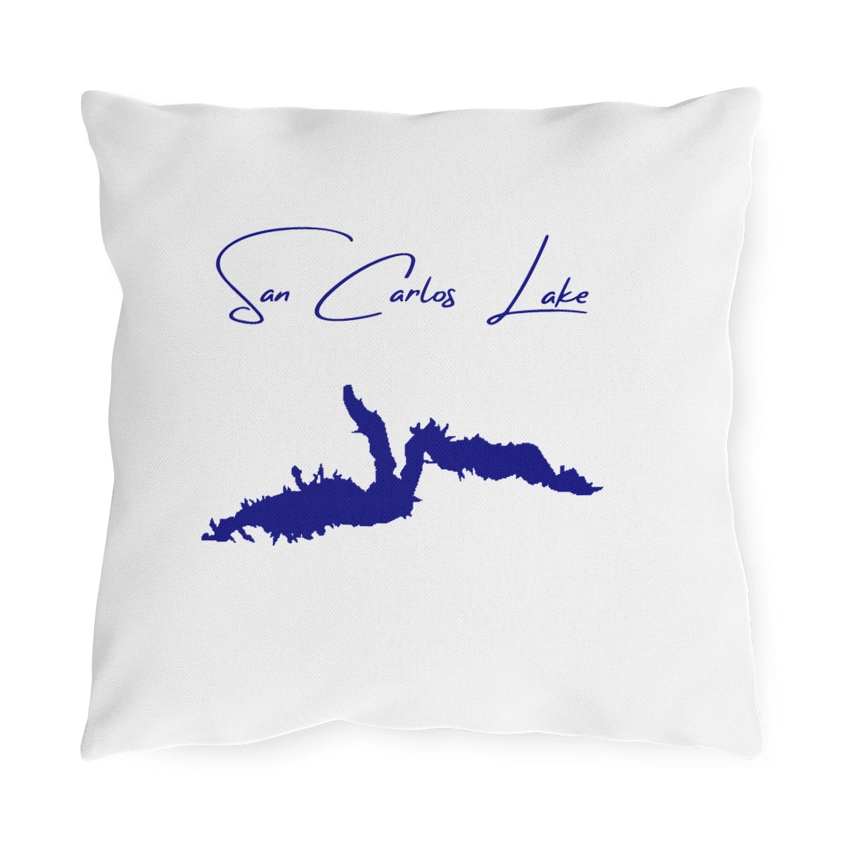 Arizona  San  Carlos  Lake  Outdoor  Pillow  front  position  view  from  front  16  x  16.webp