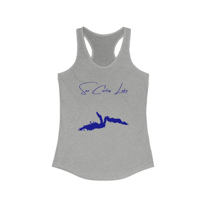 Arizona  San  Carlos  Lake  Racerback-Tank  front  position  view  from  front  heather  grey.webp