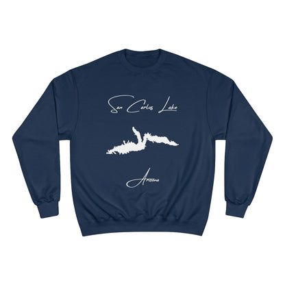 Arizona  San  Carlos  Lake  Sweatshirt  front  position  view  from  front  navy.webp