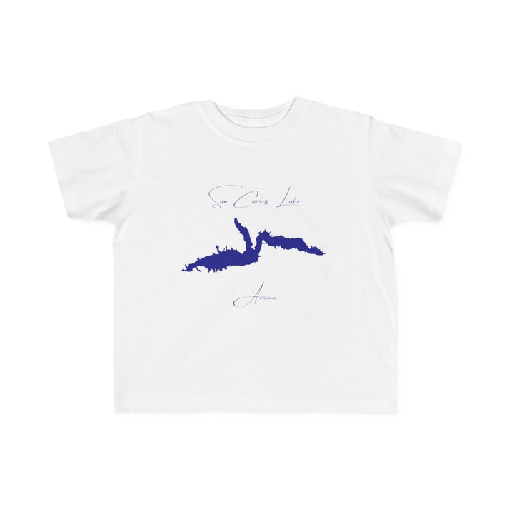 Arizona  San  Carlos  Lake  Toddler  T-shirt  front  position  view  from  front  white.webp