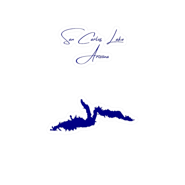 Arizona  San  Carlos  Lake  Vinyl  Decal  other  position  view  from  front  4  x  6.webp