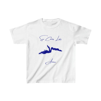 Arizona  San  Carlos  Lake  Youth  T-shirt  front  position  view  from  front  white.webp