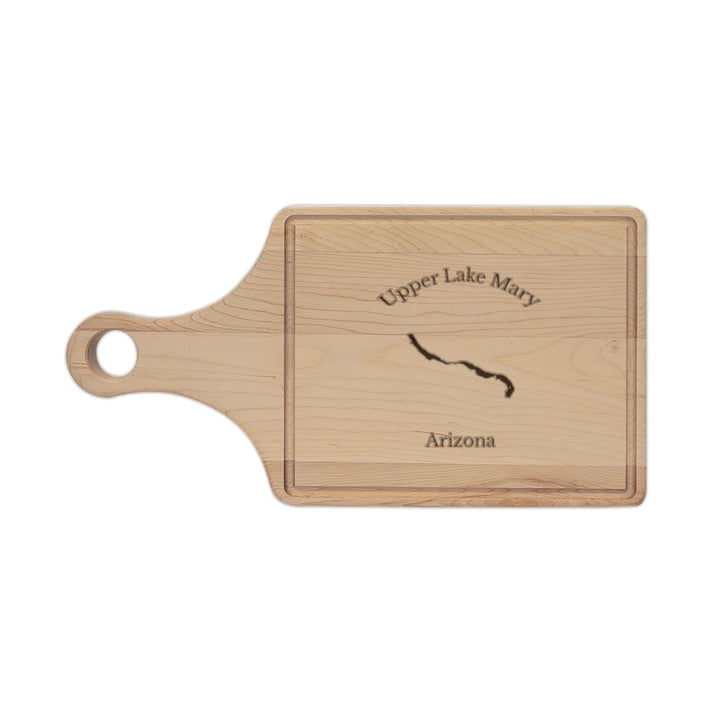Arizona  Upper  Lake  Mary  Engraved  Cutting  Board  front  position  view  from  front  maple.webp