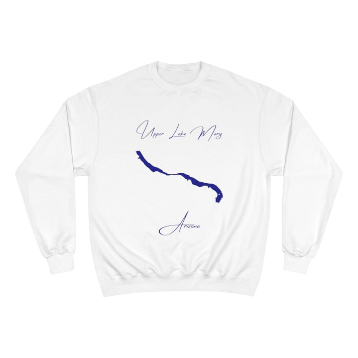 Arizona  Upper  Lake  Mary  Sweatshirt  front  position  view  from  front  white.webp