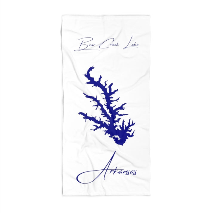 Arkansas  Bear  Creek  Lake  Beach  Towel  front  position  view  from  front  36  x  72.webp
