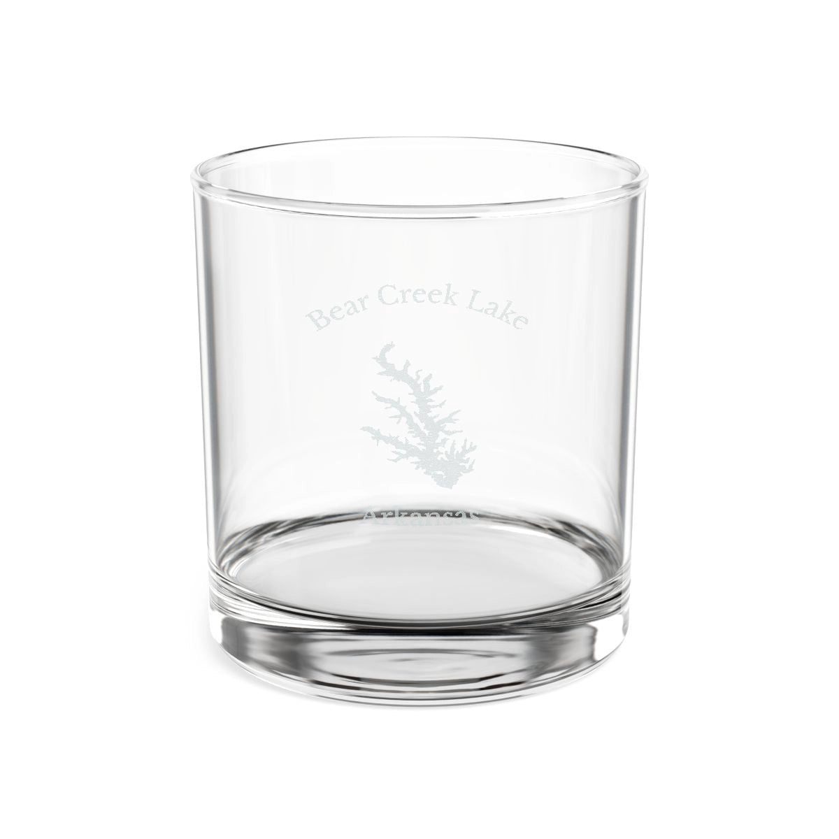 Arkansas  Bear  Creek  Lake  Engraved  Whiskey  Glass  other  position  view  from  front  10.5oz.webp
