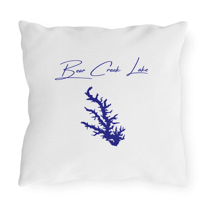 Arkansas  Bear  Creek  Lake  Outdoor  Pillow  back  position  view  from  back  16  x  16.webp