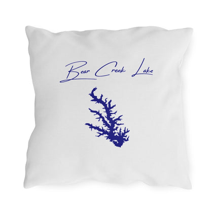 Arkansas  Bear  Creek  Lake  Outdoor  Pillow  back  position  view  from  back  18  x  18.webp