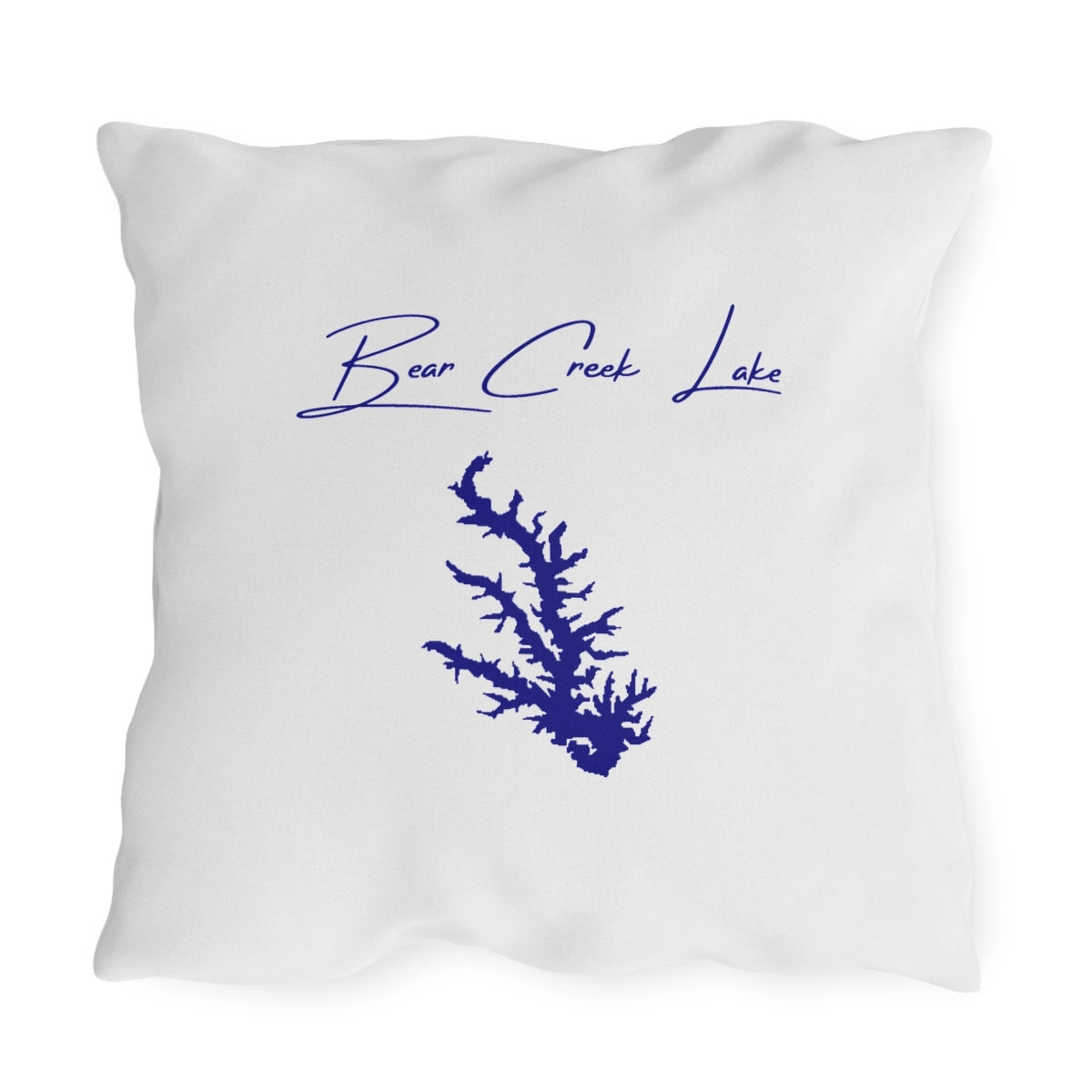 Arkansas  Bear  Creek  Lake  Outdoor  Pillow  back  position  view  from  back  20  x  20.webp