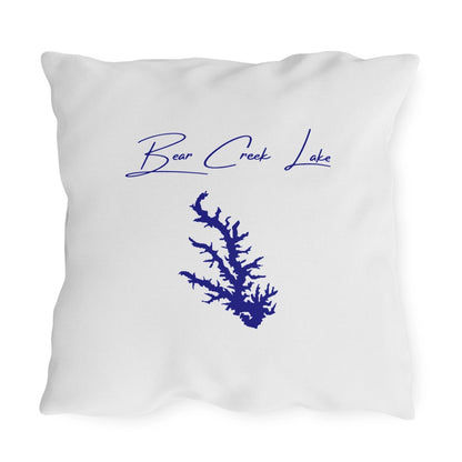 Arkansas  Bear  Creek  Lake  Outdoor  Pillow  back  position  view  from  back  20  x  20.webp