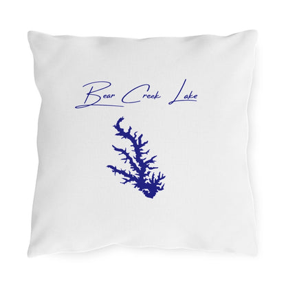 Arkansas  Bear  Creek  Lake  Outdoor  Pillow  front  position  view  from  front  16  x  16.webp