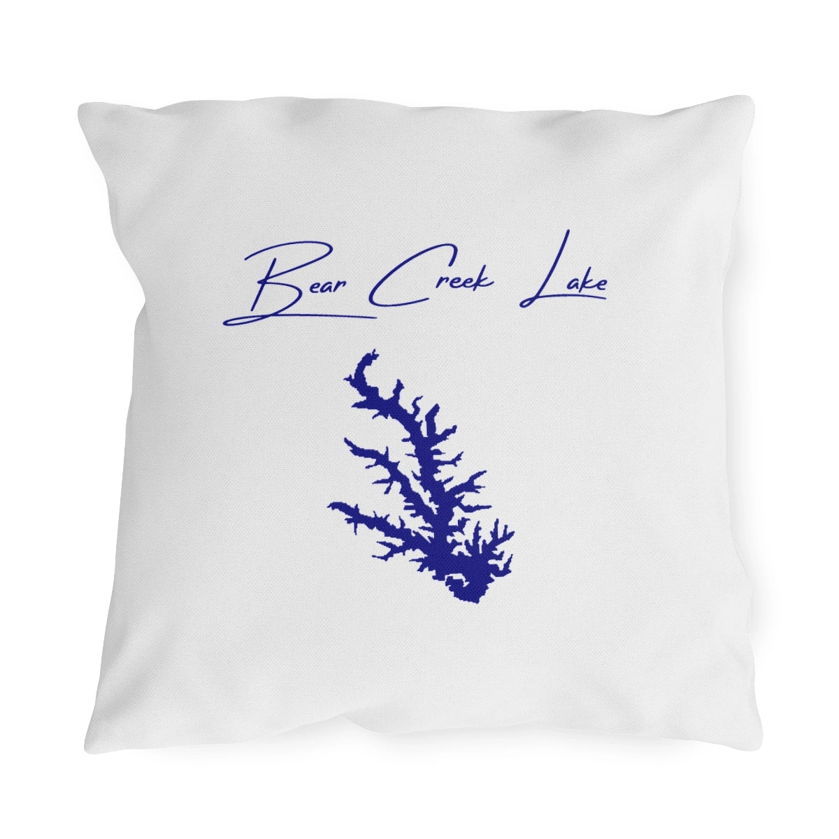 Arkansas  Bear  Creek  Lake  Outdoor  Pillow  front  position  view  from  front  18  x  18.webp