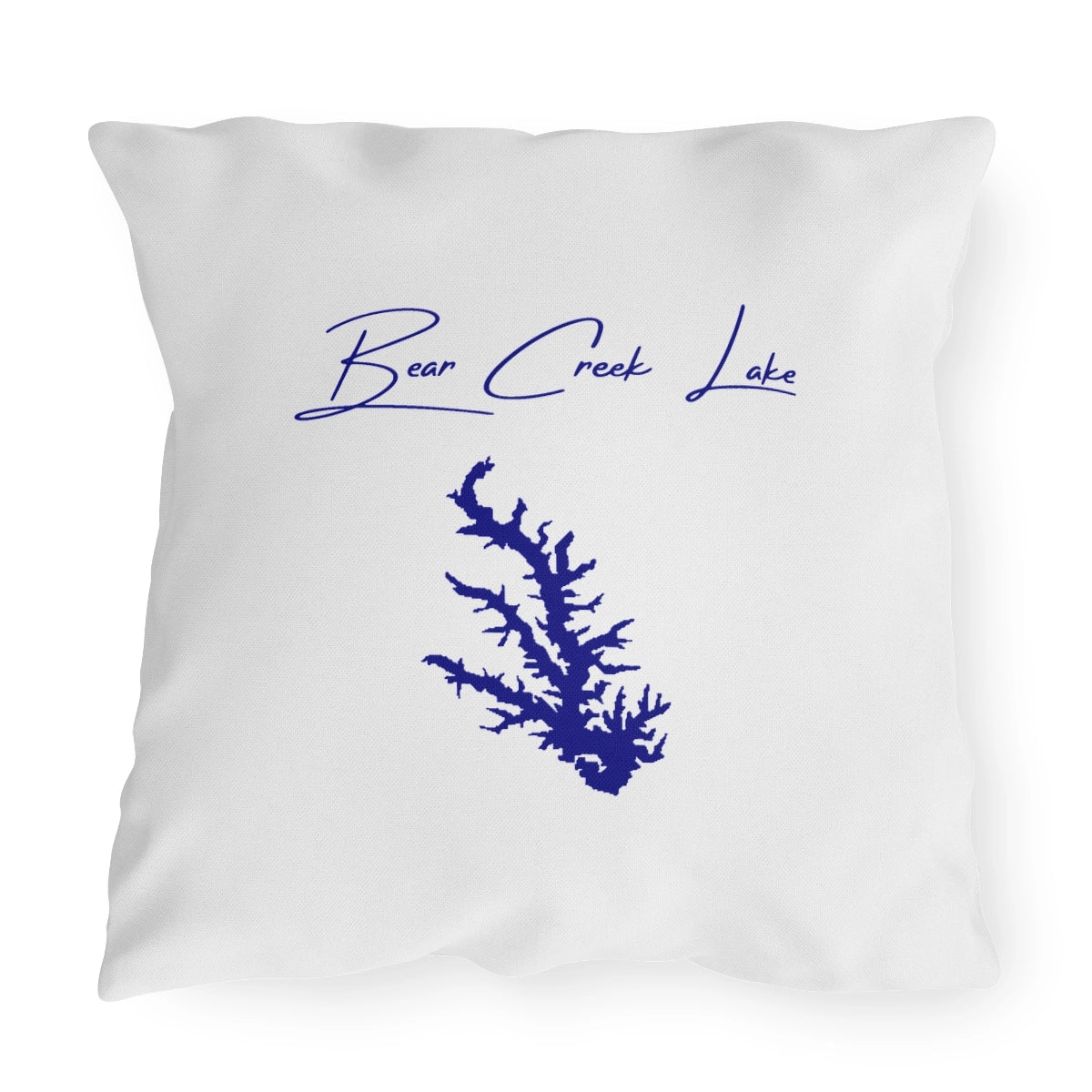 Arkansas  Bear  Creek  Lake  Outdoor  Pillow  front  position  view  from  front  20  x  20.webp