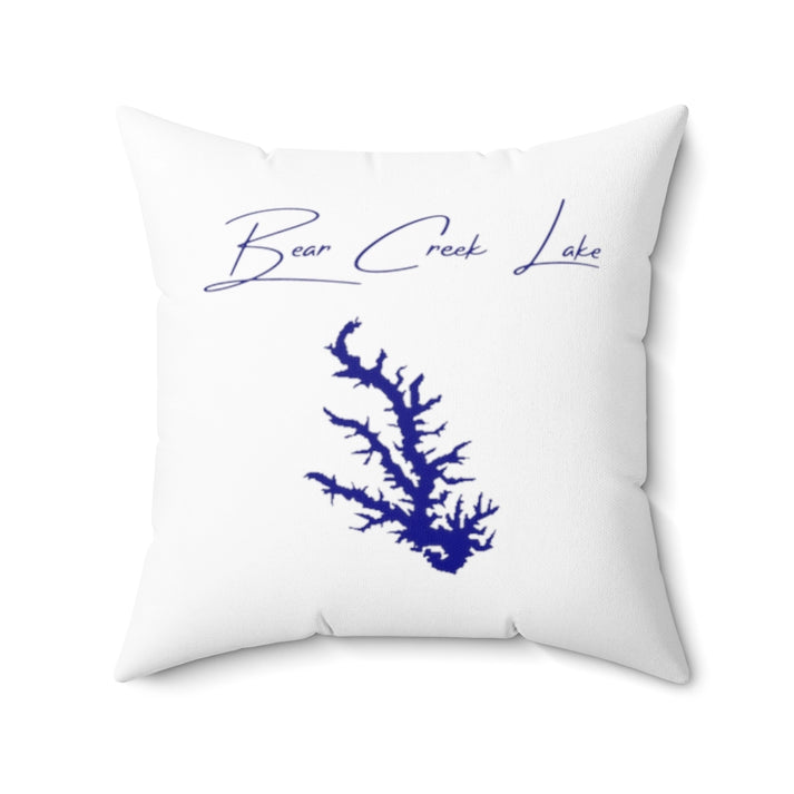 Arkansas  Bear  Creek  Lake  Pillow  front  position  view  from  back  20  x  20.webp