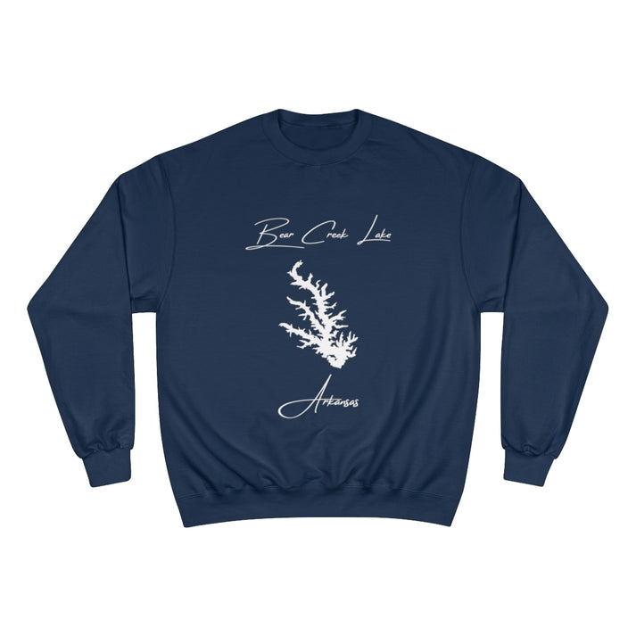 Arkansas  Bear  Creek  Lake  Sweatshirt  front  position  view  from  front  navy.webp