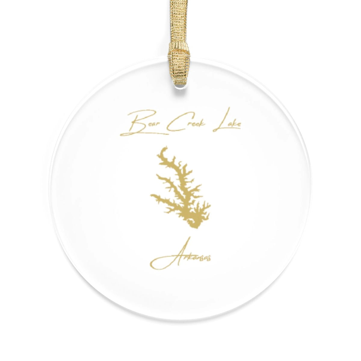 Arkansas  Bear  Creek  Lake  Tree  Ornament  other  position  view  from  front  round.webp