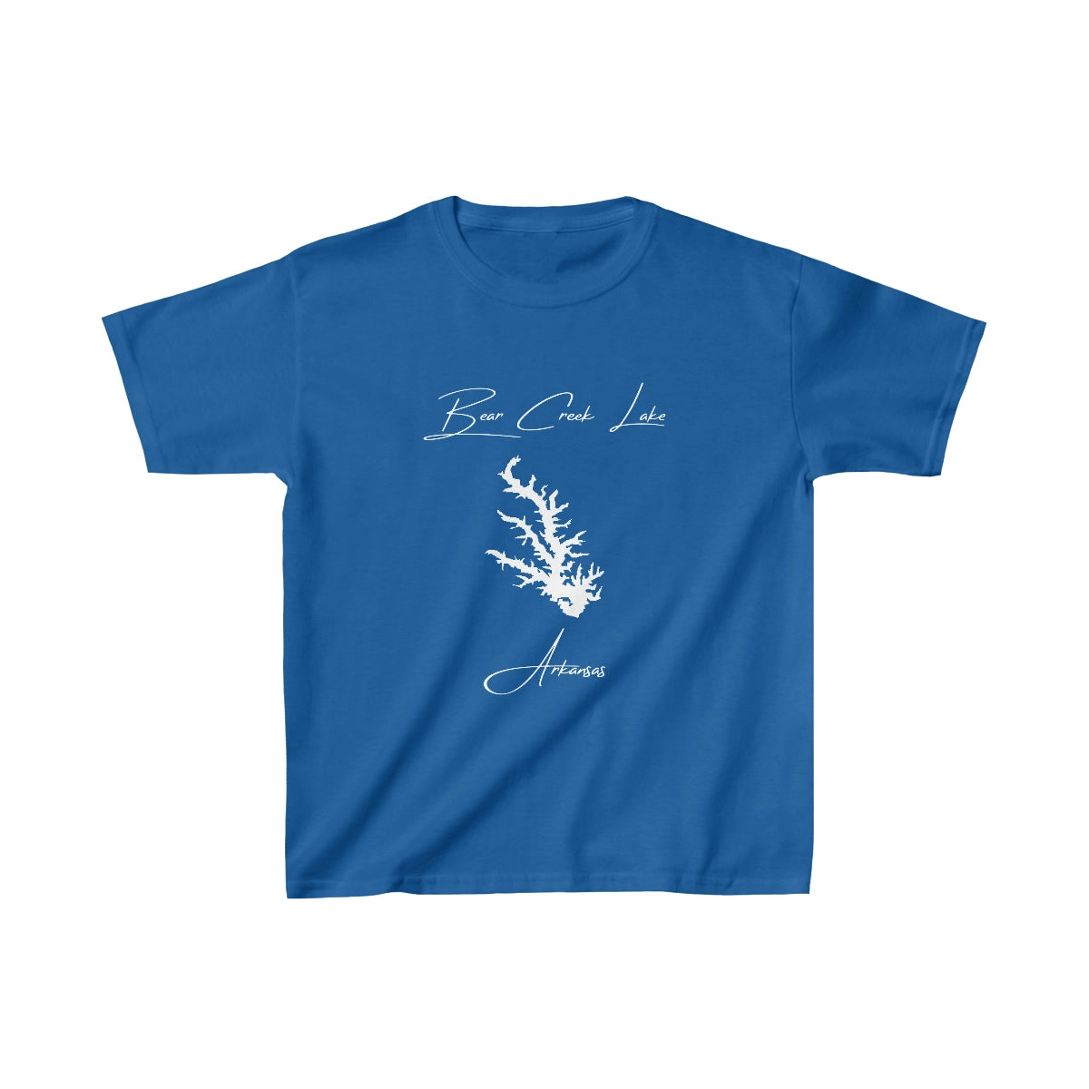 Arkansas  Bear  Creek  Lake  Youth  T-shirt  front  position  view  from  front  royal.webp
