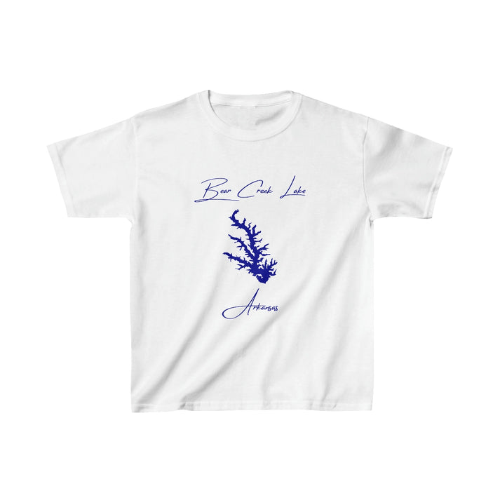 Arkansas  Bear  Creek  Lake  Youth  T-shirt  front  position  view  from  front  white.webp