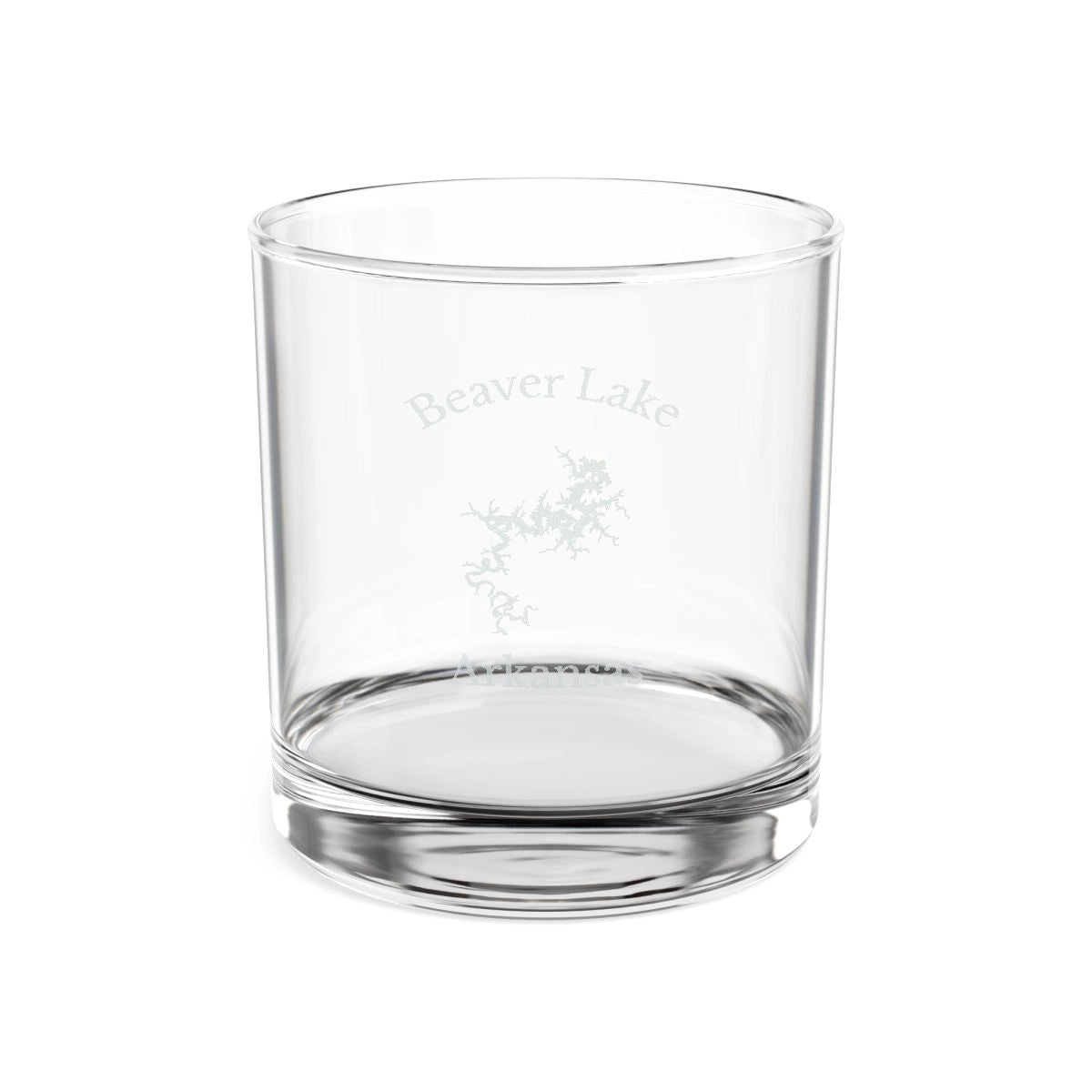Arkansas  Beaver  Lake  Engraved  Whiskey  Glass  other  position  view  from  front  10.5oz.webp