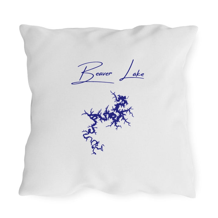 Arkansas  Beaver  Lake  Outdoor  Pillow  back  position  view  from  back  20  x  20.webp