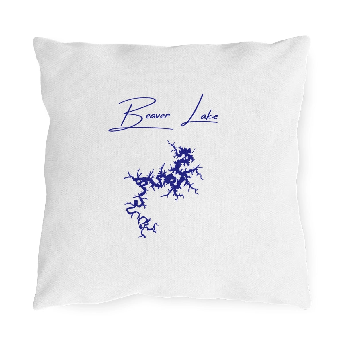 Arkansas  Beaver  Lake  Outdoor  Pillow  front  position  view  from  front  16  x  16.webp