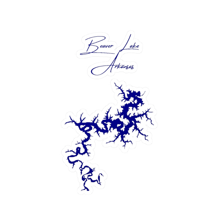 Arkansas  Beaver  Lake  Vinyl  Decal  other  position  view  from  front  4  x  6.webp