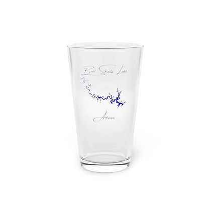 Arkansas  Bull  Shoals  Lake  16oz  Pint  Glass  front  position  view  from  front  16oz.webp