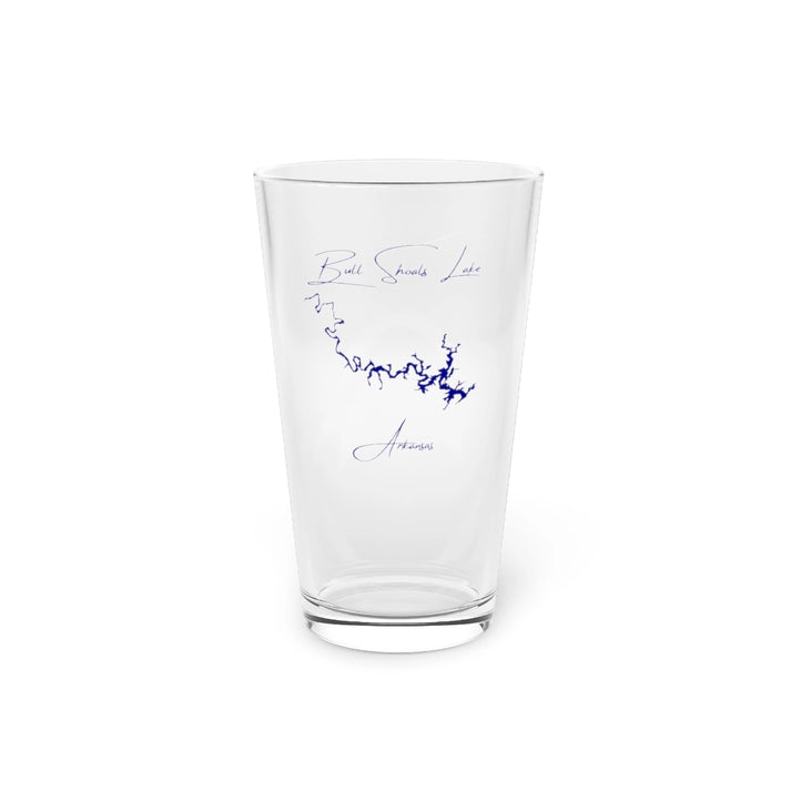 Arkansas  Bull  Shoals  Lake  16oz  Pint  Glass  front  position  view  from  front  16oz.webp